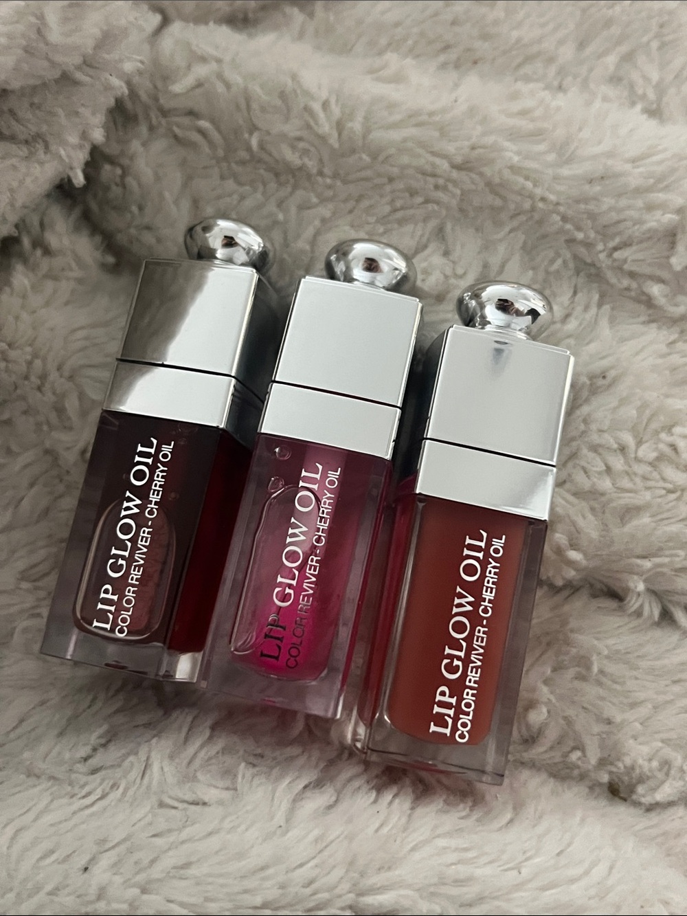 Dior Lip Glow Oil Nourishing Lip Tint - Cherry Oil (Red, Pink, Coral )